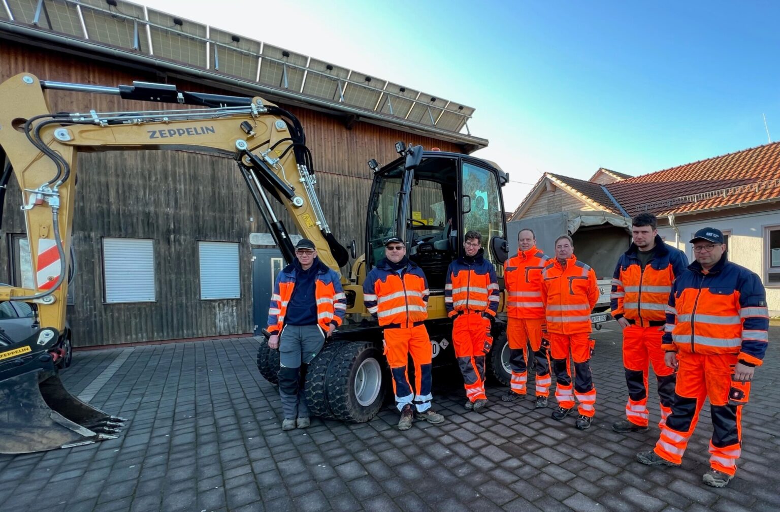 Neuer Mobilbagger für den Bauhof der Stadt Romrod Romrod