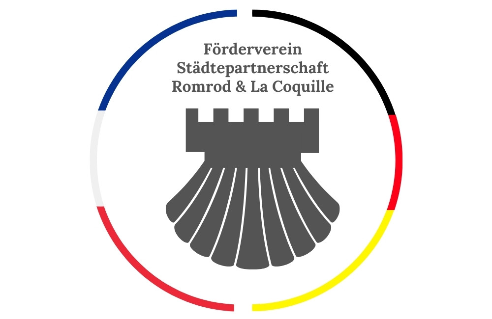 Logo Förderverein Städtepartnerschaft Romrod-La Coquille (1000 x 650 px)