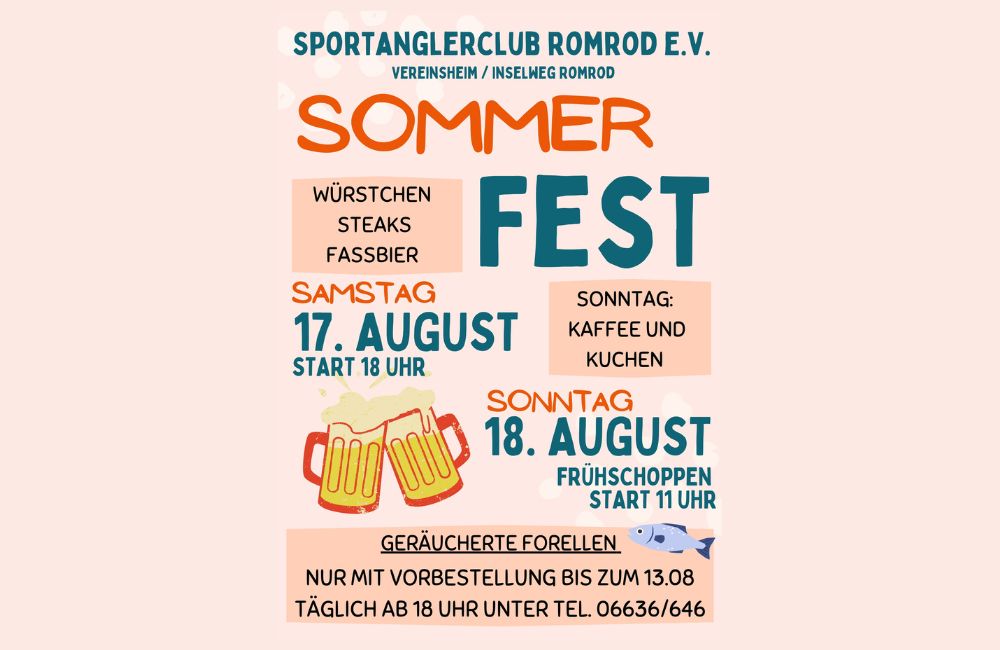 2024-08 - Sommerfest beim Sportanglerclub Romrod