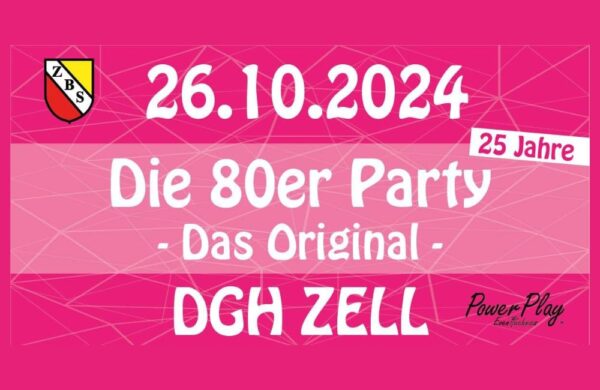 80er-Party in Romrod-Zell 2024